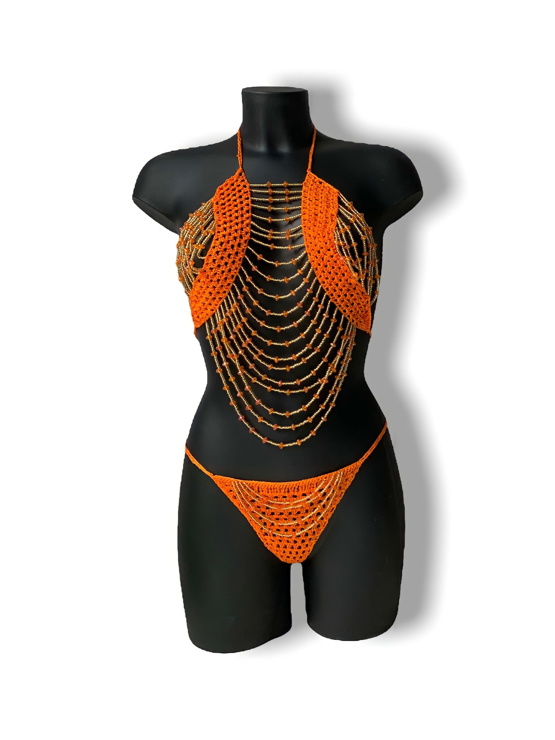 Lingerie_Ensemble Ynara Orange Houefa Boutique