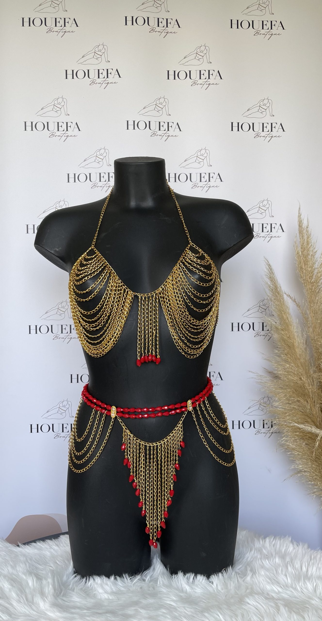 Ensemble Belinda rouge