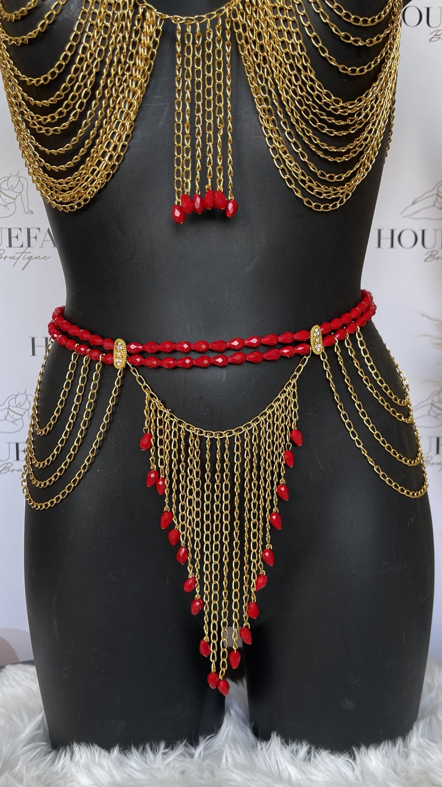 Ensemble Belinda rouge – Image 2