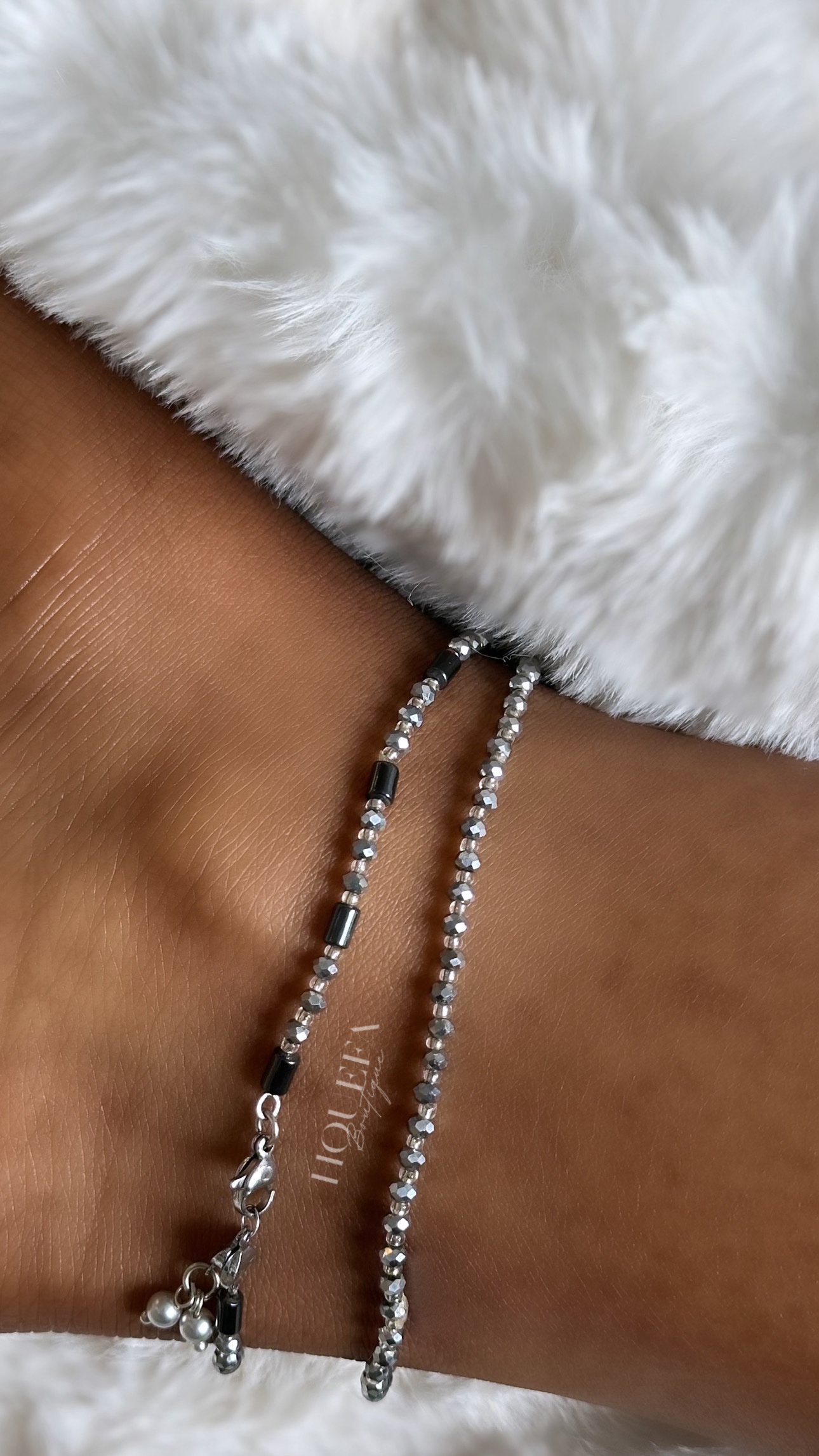 Bracelet de Cheville Kelly Gris – Image 2