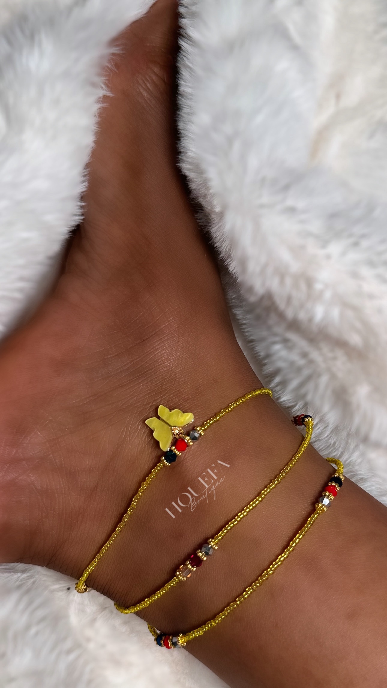 Bracelet de Cheville Lova JAUNE