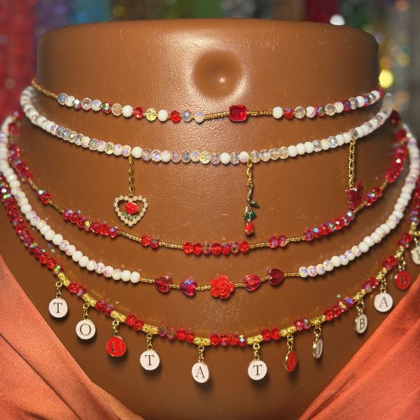 Ensemble de cinq Bayas (perles moyennes) à personnaliser