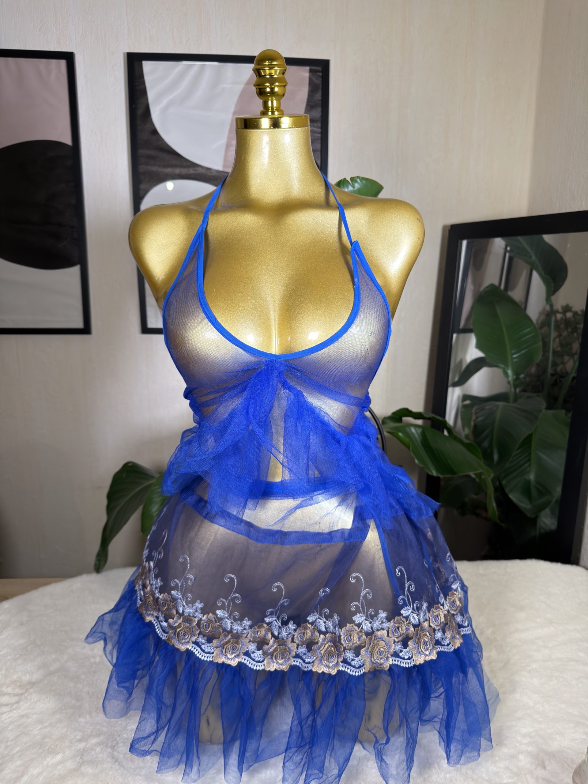 Ensemble Coquette bleu