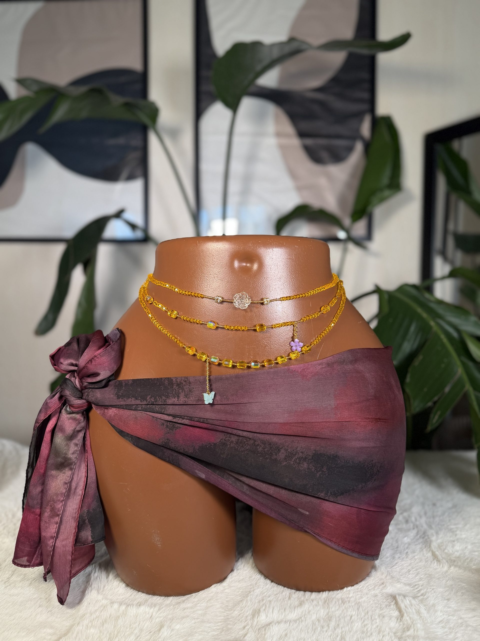 Baya Yely jaune (Lot de trois)