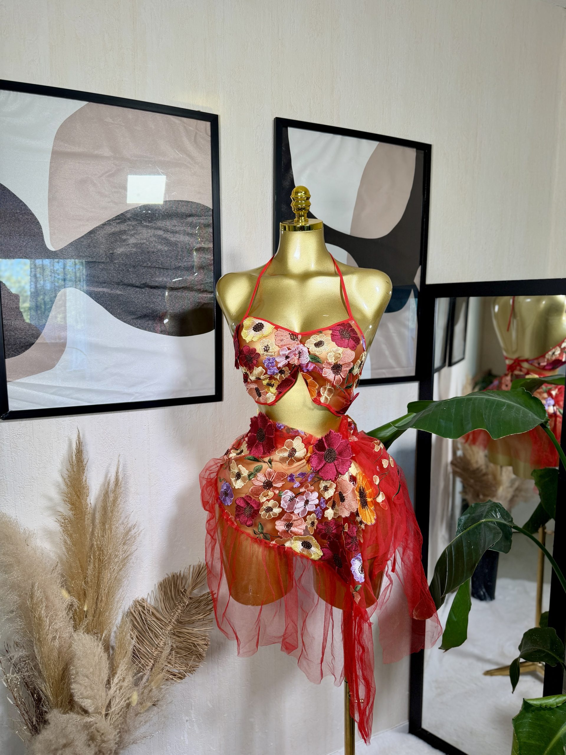 Ensemble Flowers rouge