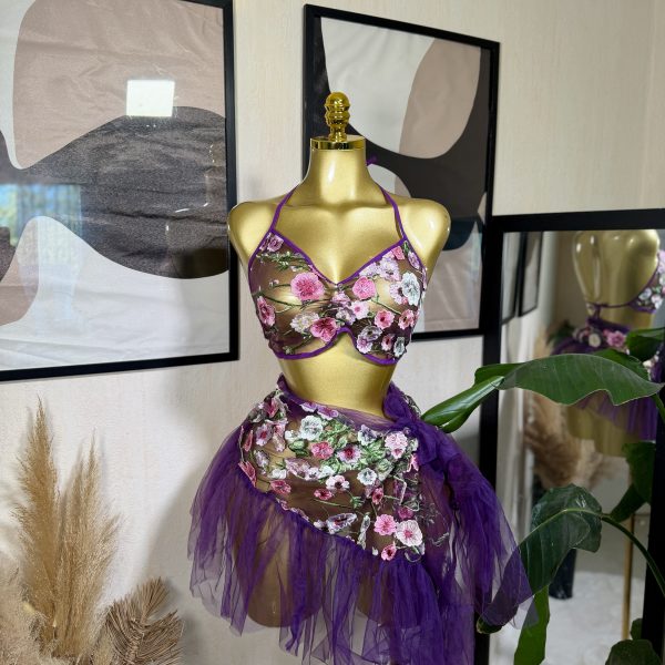 Ensemble Flowers violet