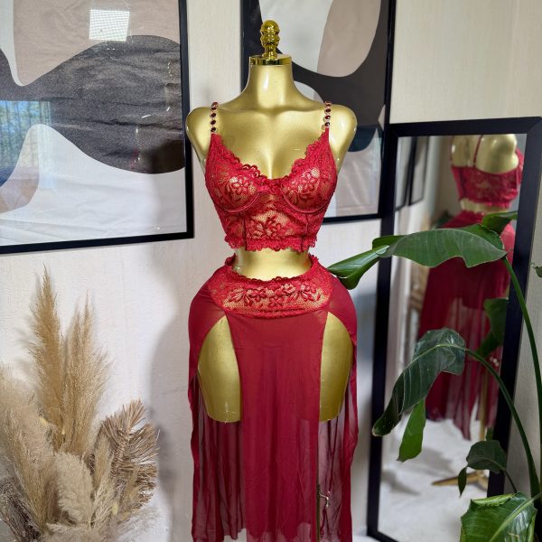 Ensemble Doussou rouge