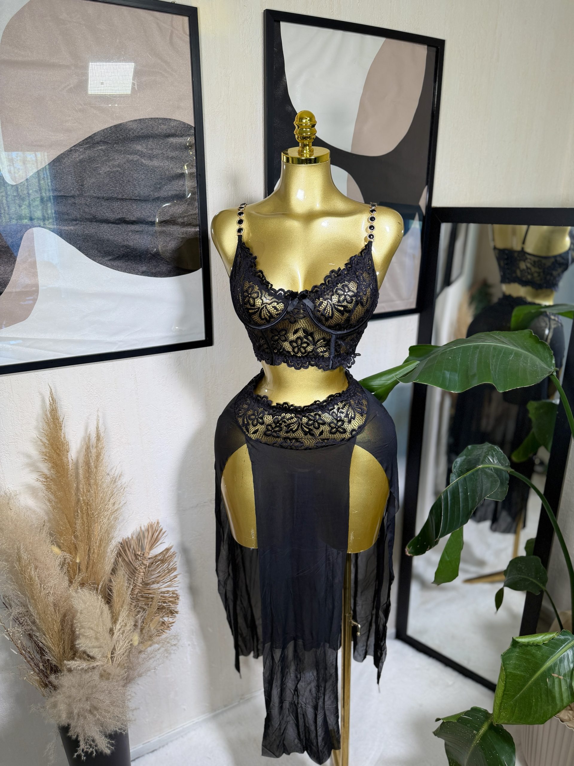 Ensemble Doussou noir – Image 2