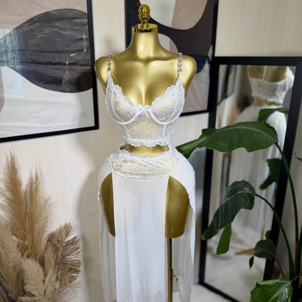 Ensemble Doussou blanc