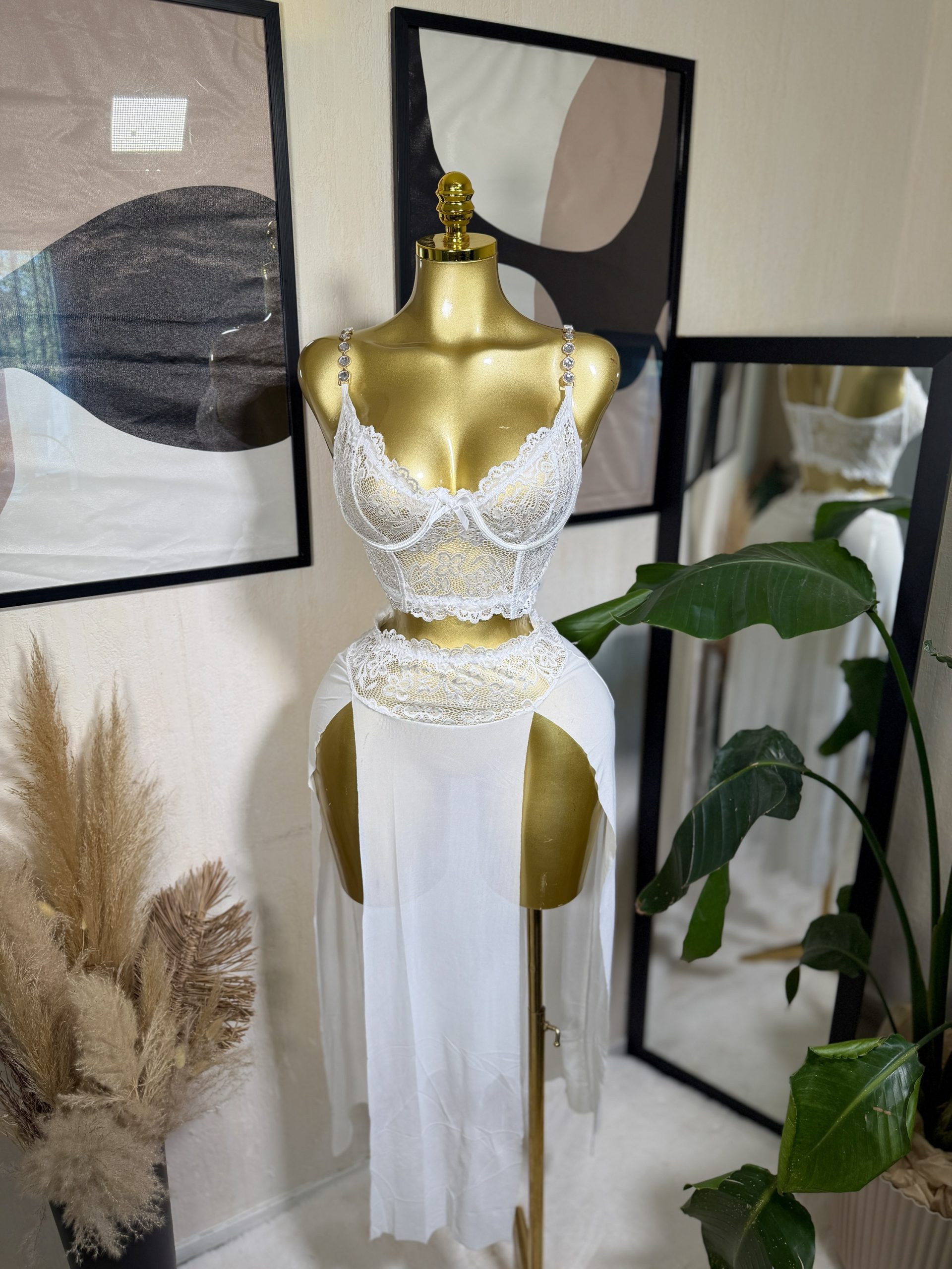 Ensemble Doussou blanc