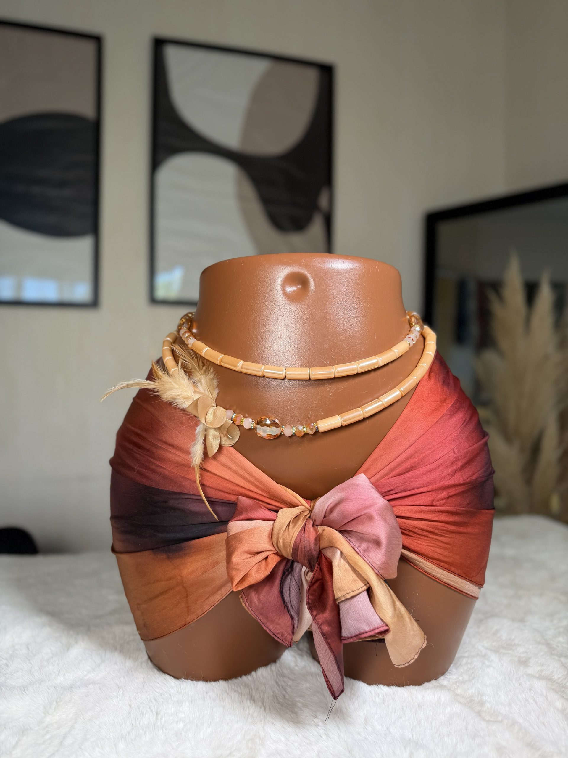 Baya bouteille cassé beige (Lot de deux) – Image 2