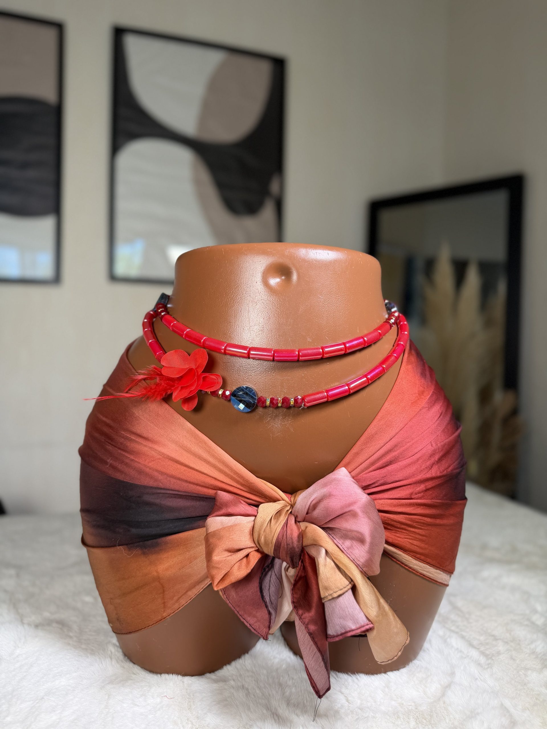 Baya bouteille cassé rouge (Lot de deux) – Image 2